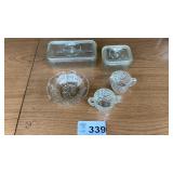 CREAMER, SUGAR, BOWL, REFRIGERATOR BOWLS