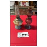 2 OIL LAMPS