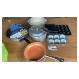 SKILLETS, PRESSURE OOKER no weight, DUTCH OVEN,