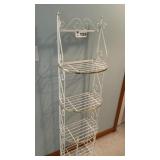 BATHROOM WIRE UTILITY RACK 5 ft tall