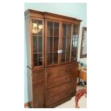 CHINA HUTCH, 42 WIDE, 74 TALL, 12 DEEP,