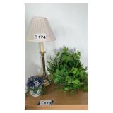 TABLE LAMP, FLORALS