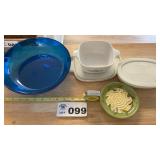 PLASTIC BOWL, CORNING WARE