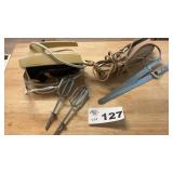 MIXMASTER HAND MIXER, GE ELECTRIC KNIFE