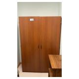 WOOD STORAGE CABINET 71 x48 x 21