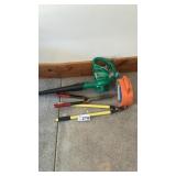 E LITE BLOWER, EXTENSION CORD REEL, LOPPERS