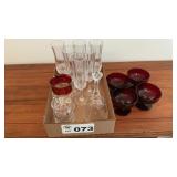 GOBLETS, GLASS BELL, OTHER
