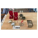 POCKET WATCHES, CREAMER, MAGNIFIER, OTHER