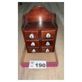 WOODEN SPICE WALL MOUNT CABINET