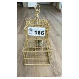 WIRE BIRDCAGE DECOR