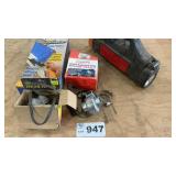 2 ENGINE HEATERS, AUTO TOOL KIT, R