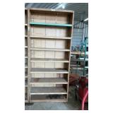 STEEL SHELVING UNIT, 36 WIDE, 84 TALL