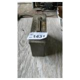 SMALL METAL AMMO BOX, 4 x 11