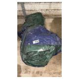 2 LARGE PLASTIC TARPS