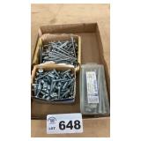 SCREWS, CARRIAGE BOLTS