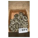 20 FOOT HEAVY CHAIN, 2 HOOKS