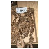 16 FOOT CHAIN, 2 HOOKS