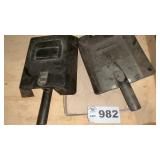 2 WELDING FACE SHIELDS