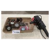 BLACK AND DECKER POLISHER, SANDING WHEELS