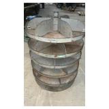 TURNING PARTS BIN, 28 DIAMETER, 36 TALL