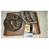 AUTO BULBS, 3 CHEV CAPS