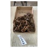 HEAVY CHAIN, 12 FOOT, 2HOOKS