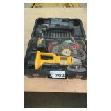 DEWALT 18V GRINDER W BATTERY AND CHARGER,
