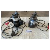 2 SUMP PUMPS