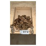 18 FOOT CHAIN, 2 HOOKS