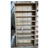 STEEL SHELVING UNIT, 36 WIDE, 84 TALL