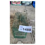 AMMO BOX WITH TENT STAKES