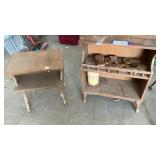 2 WOODEN TABLES