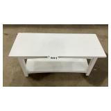 WOOD TABLE, 14 x 36, 18 TALL