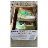BOX OF GREEN MAGAZINES