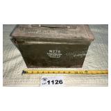 METAL AMMO BOX, 6 x 12, 8 TALL