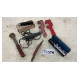 BUCKET LID OPENERS, HAND IMPACT, PIPE FINDER,