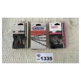 3). CHAINSAW CHAINS, 12 AND 14