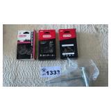 3). 20 INCH CHAINSAW CHAINS