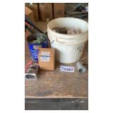 BUCKET OF ELECTRIC PARTS