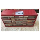 PLASTIC ORGANIZER WITH CONTENTS