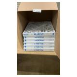 6 FURNACE FILTERS, 20 x 24 x 2