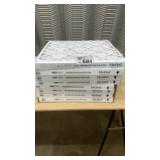 8 FURNACE FILTERS, 24 x 24 x 2