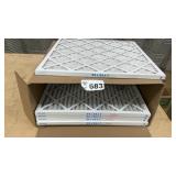 6 FURNACE FILTERS, 24 x 24 x 1