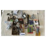 HINGES, TIRE PLUGS, ICE SCRAPER, HARDWARE
