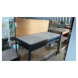 WORKBENCH, 24 x 60, 36 TALL, WITH BACKBOARD AND
