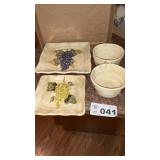 SERVING PLATES AND BOWLS
