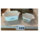 2 CORNINGWARE DISHES