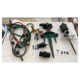 GARDEN SPRINKLERD, BUNGEE CORDS