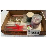CANDLES, CANDLE HOLDERS