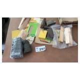 SANDPAPER, SHIMS, STEEL WOOL
